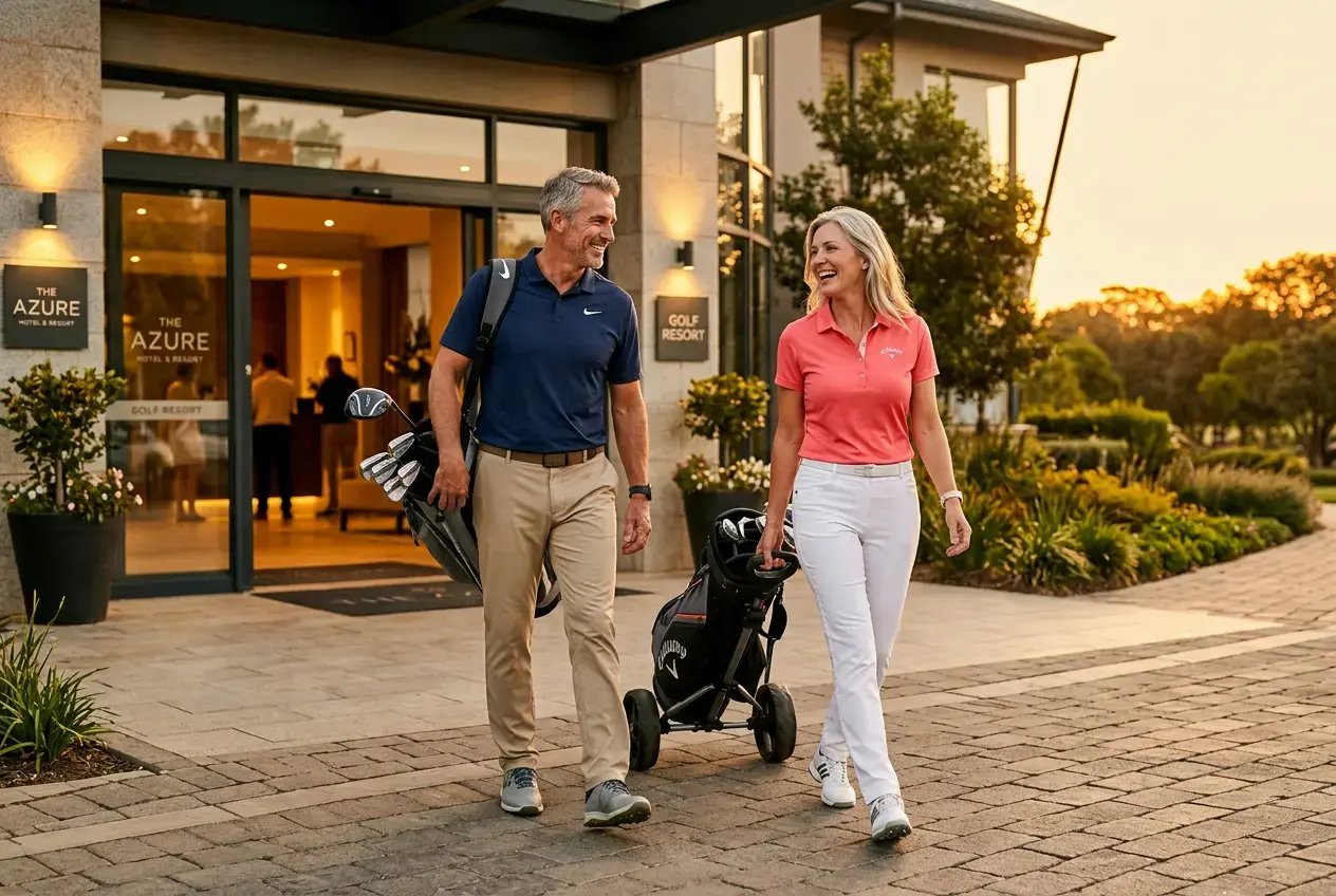 golf_couple_hotel_departure